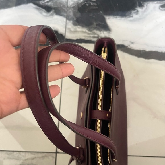 Tory Burch Deep Red Satchel - Picture 11 of 13